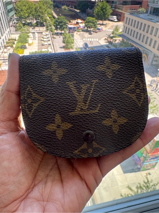 Louis Vuitton Handbags - Louis Vuitton Monogram Canvas Coin Pouch in Brown and Gold 100% authenticity